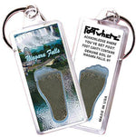 Load image into Gallery viewer, Niagara Falls, NY FootWhere® Souvenir Key Chain. Made in USA-FootWhere® Souvenirs