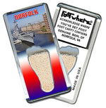 Load image into Gallery viewer, Norfolk FootWhere® Souvenir Fridge Magnets. 6 Piece Set. Made in USA - FootWhere® Souvenir Shop