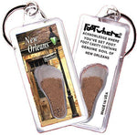 Load image into Gallery viewer, New Orleans FootWhere® Souvenir Keychain. Made in USA-FootWhere® Souvenirs