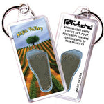 Load image into Gallery viewer, Napa Valley FootWhere® Souvenir Keychain. Made in USA-FootWhere® Souvenirs