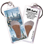 Load image into Gallery viewer, New York City FootWhere® Souvenir Keychain. Made in USA - FootWhere® Souvenir Shop