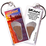 Load image into Gallery viewer, New York City FootWhere® Souvenir Keychain. Made in USA - FootWhere® Souvenir Shop