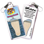 Load image into Gallery viewer, Orange Beach FootWhere® Souvenir Zipper-Pull. Made in USA - FootWhere® Souvenir Shop