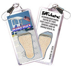 Load image into Gallery viewer, Orange Beach FootWhere® Souvenir Zipper-Pulls. 6 Piece Set. Made in USA - FootWhere® Souvenir Shop