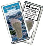 Load image into Gallery viewer, Ocean Beach FootWhere® Souvenir Fridge Magnets. 6 Piece Set. Made in USA-FootWhere® Souvenirs