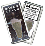 Load image into Gallery viewer, Ocean Beach FootWhere® Souvenir Fridge Magnets. 6 Piece Set. Made in USA-FootWhere® Souvenirs