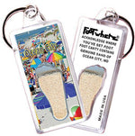 Load image into Gallery viewer, Ocean City FootWhere® Souvenir Keychain. Made in USA-FootWhere® Souvenirs