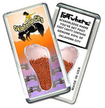 Load image into Gallery viewer, Oklahoma City FootWhere® Souvenir Fridge Magnet. Made in USA-FootWhere® Souvenirs