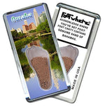 Load image into Gallery viewer, Omaha FootWhere® Souvenir Magnet. Made in USA-FootWhere® Souvenirs