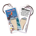 Load image into Gallery viewer, Panama City, FL FootWhere® Souvenir Keychain. 72 pieces/ 6 assorted styles.