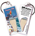 Load image into Gallery viewer, Panama City, FL FootWhere® Souvenir Key Chain. Made in USA-FootWhere® Souvenirs