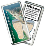 Load image into Gallery viewer, Panama City, FL FootWhere® Souvenir Fridge Magnet. Made in USA-FootWhere® Souvenirs
