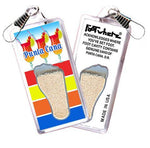 Load image into Gallery viewer, Punta Cana FootWhere® Souvenir Zipper-Pull. Made in USA-FootWhere® Souvenirs