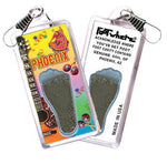 Load image into Gallery viewer, Phoenix FootWhere® Souvenir Zipper-Pull. Made in USA-FootWhere® Souvenirs