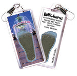 Load image into Gallery viewer, Paris FootWhere® Souvenir Zipper-Pull. Made in USA-FootWhere® Souvenirs