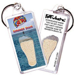Load image into Gallery viewer, Rehoboth Beach, DE FootWhere® Keychain. Made in USA.-FootWhere® Souvenirs