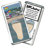 Load image into Gallery viewer, Rehoboth Beach, DE FootWhere® Souvenir Fridge Magnet. Made in USA.-FootWhere® Souvenirs