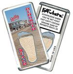 Load image into Gallery viewer, Rehoboth Beach, DE FootWhere® Souvenir Fridge Magnet. Made in USA.-FootWhere® Souvenirs