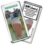 Load image into Gallery viewer, Rochester, NY FootWhere® Souvenir Magnet. Made in USA-FootWhere® Souvenirs