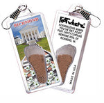 Load image into Gallery viewer, Richmond FootWhere® Souvenir Zipper-Pull. Made in USA-FootWhere® Souvenirs
