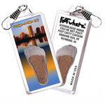 Load image into Gallery viewer, Richmond FootWhere® Souvenir Zipper-Pull. Made in USA-FootWhere® Souvenirs