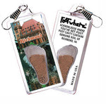 Load image into Gallery viewer, Richmond FootWhere® Souvenir Zipper-Pulls. 6 Piece Set. Made in USA-FootWhere® Souvenirs