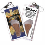 Load image into Gallery viewer, Richmond FootWhere® Souvenir Zipper-Pulls. 6 Piece Set. Made in USA-FootWhere® Souvenirs