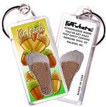 Load image into Gallery viewer, Raleigh FootWhere® Souvenir Keychain. Made in USA-FootWhere® Souvenirs