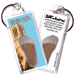 Load image into Gallery viewer, Raleigh FootWhere® Souvenir Keychain. Made in USA-FootWhere® Souvenirs