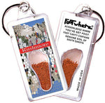 Load image into Gallery viewer, Mt. Rushmore FootWhere® Souvenir Key Chain. Made in USA-FootWhere® Souvenirs