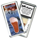 Load image into Gallery viewer, Mt. Rushmore FootWhere® Souvenir Key Chain. Made in USA-FootWhere® Souvenirs