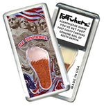 Load image into Gallery viewer, Mt. Rushmore FootWhere® Souvenir Key Chain. Made in USA-FootWhere® Souvenirs