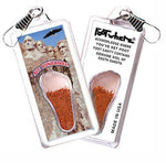 Load image into Gallery viewer, Mt. Rushmore FootWhere® Souvenir Key Chain. Made in USA-FootWhere® Souvenirs