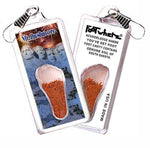 Load image into Gallery viewer, Mt. Rushmore FootWhere® Souvenir Key Chain. Made in USA-FootWhere® Souvenirs