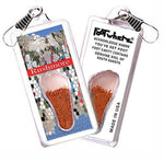 Load image into Gallery viewer, Mt. Rushmore FootWhere® Souvenir Key Chain. Made in USA-FootWhere® Souvenirs