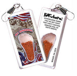 Load image into Gallery viewer, Mt. Rushmore FootWhere® Souvenir Key Chain. Made in USA-FootWhere® Souvenirs