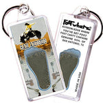 Load image into Gallery viewer, San Antonio FootWhere® Souvenir Key Chain.Made in USA-FootWhere® Souvenirs
