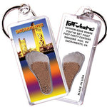 Load image into Gallery viewer, Sacramento FootWhere® Keychain. Made in USA-FootWhere® Souvenirs