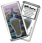 Load image into Gallery viewer, Saudi Arabia FootWhere® Souvenir Fridge Magnets. 6 Piece Set. Made in USA - FootWhere® Souvenir Shop