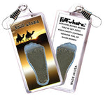 Load image into Gallery viewer, Saudi Arabia FootWhere® Souvenir Zipper-Pulls. 6 Piece Set. Made in USA - FootWhere® Souvenir Shop
