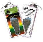 Load image into Gallery viewer, Saudi Arabia FootWhere® Souvenir Zipper-Pulls. 6 Piece Set. Made in USA - FootWhere® Souvenir Shop