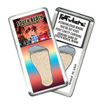 Load image into Gallery viewer, South Beach Miami FootWhere® Souvenir Fridge Magnets. 6 Piece Set. Made in USA - FootWhere® Souvenir Shop