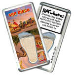 Load image into Gallery viewer, San Diego FootWhere® Souvenir Fridge Magnet. Made in USA-FootWhere® Souvenirs