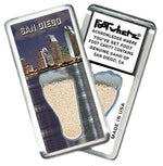 Load image into Gallery viewer, San Diego FootWhere® Souvenir Fridge Magnet. Made in USA-FootWhere® Souvenirs
