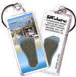 Load image into Gallery viewer, San Francisco FootWhere® Souvenir Key Chain. Made in USA-FootWhere® Souvenirs