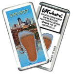Load image into Gallery viewer, Shreveport FootWhere® Souvenir Magnet. Made in USA-FootWhere® Souvenirs