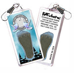 Load image into Gallery viewer, Salt Lake City FootWhere® Souvenir Zipper-Pulls. 6 Piece Set. Made in USA - FootWhere® Souvenir Shop