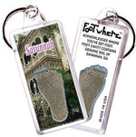 Load image into Gallery viewer, Savannah FootWhere® Souvenir Keychain. Made in USA-FootWhere® Souvenirs