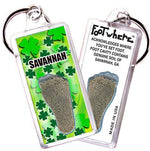 Load image into Gallery viewer, Savannah FootWhere® Souvenir Keychain. Made in USA-FootWhere® Souvenirs
