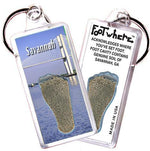 Load image into Gallery viewer, Savannah FootWhere® Souvenir Keychain. Made in USA-FootWhere® Souvenirs